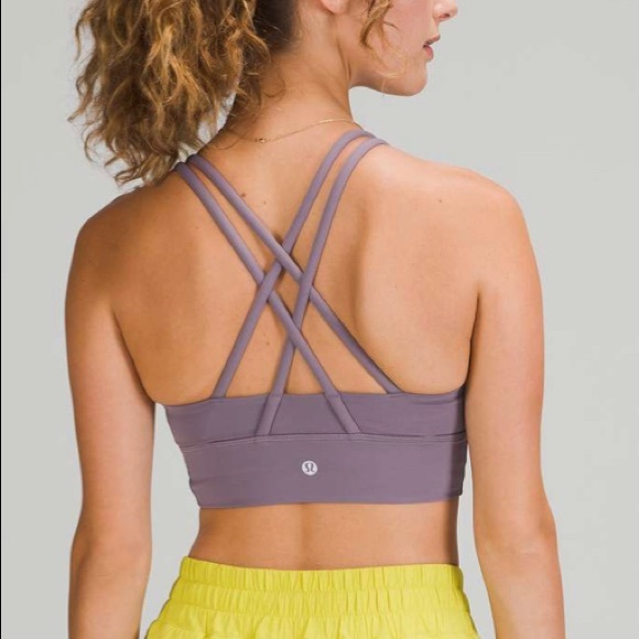 lululemon athletica Other - Lululemon Longline Energy Bra Dusky Lavender Sz 10